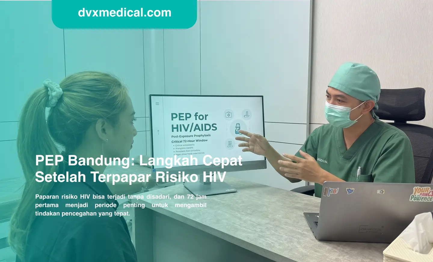 pep bandung langkah cepat setelah terpapar risiko hiv