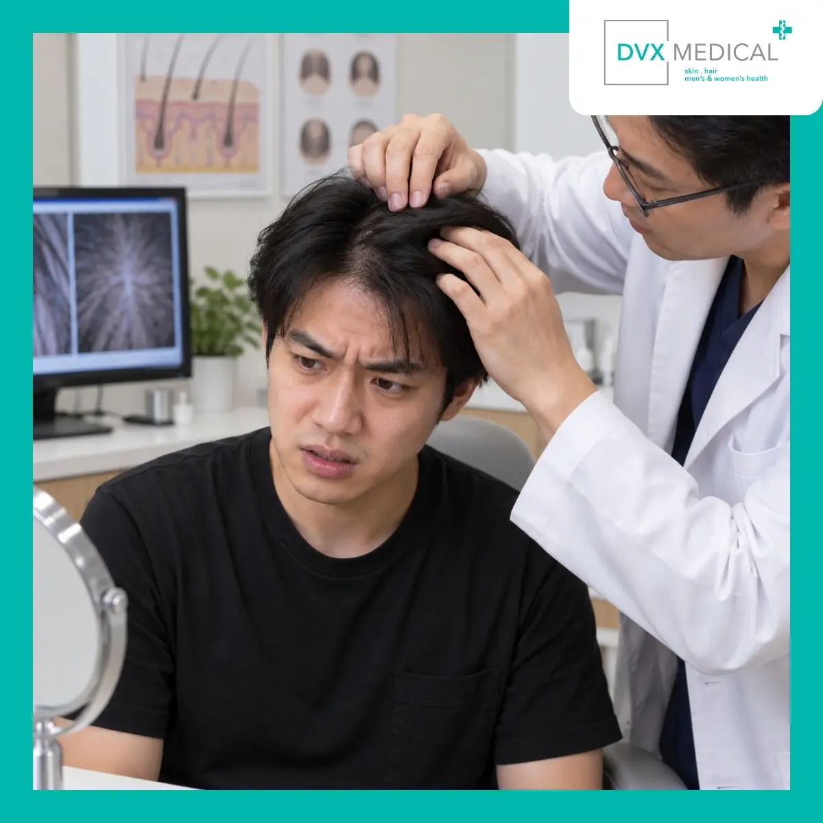 Apa yang dinilai dokter untuk memisahkan kedua pola ini?